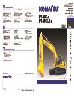 400 excavator|komatsu 400 excavator specs.